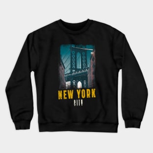 Brooklyn Bridge New York City Crewneck Sweatshirt